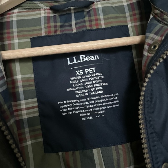 ๐ LL Bean Quilted Riding Jacket - Picture 6 of 7